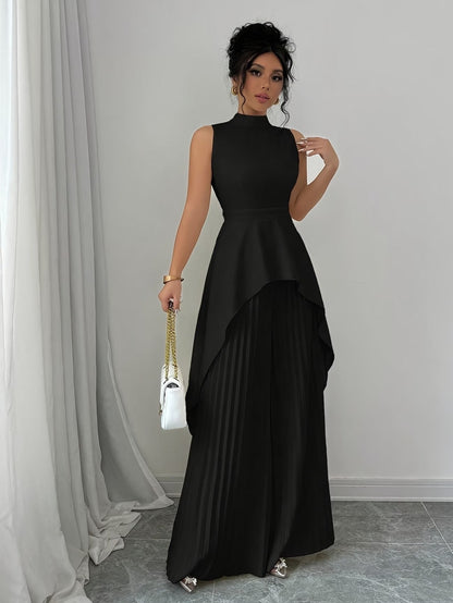 Urban Grace Pleated Pants Ensemble