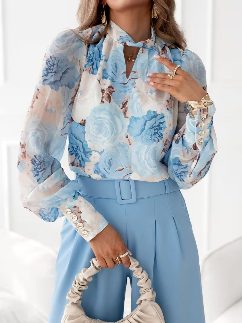 Women's Sophisticated Floral Outfit Set