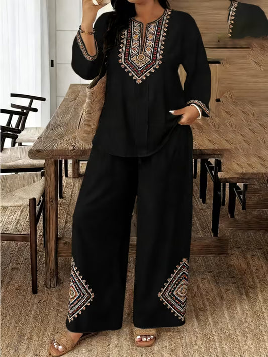 Women’s Elegant Embroidered Kurta Pant Set