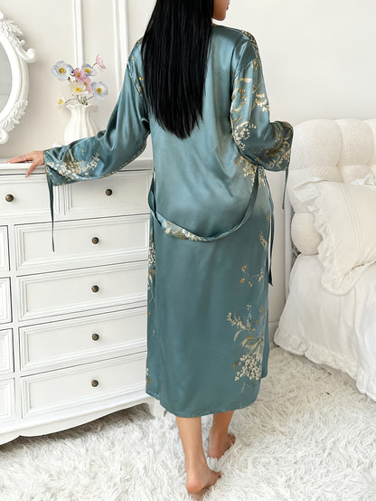 Semi-Sheer Lace Sleepwear Set