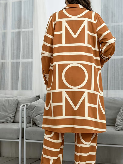Women’s Stylish 3-Piece Shirt Pant Set