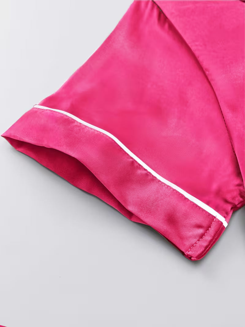 Women's Luxe Satin 3-Piece Sleepwear Set