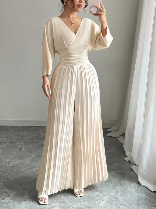 Scarlet Grace Pleated Jumpsuit