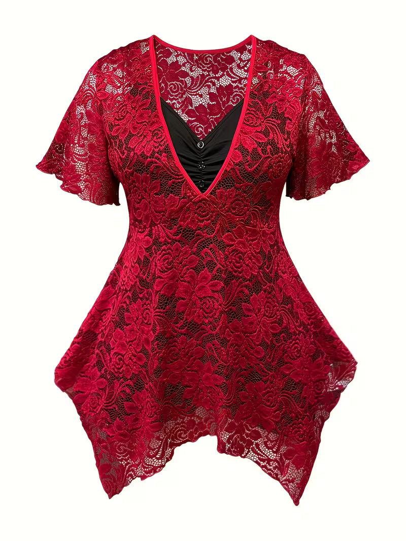 Women’s Lace Tunic & Pants Set