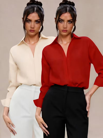 Women's Solid Shirt Pack of 2