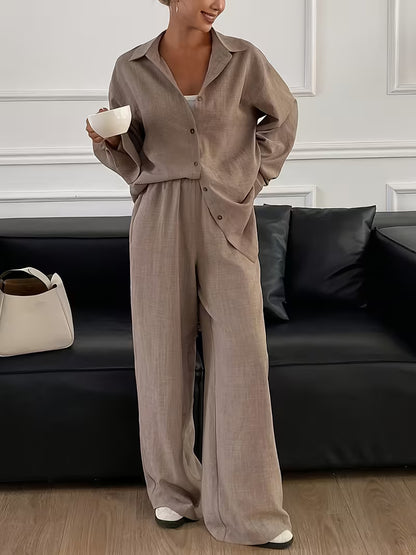 Women’s Stylish 3-Piece Shirt Pant Set