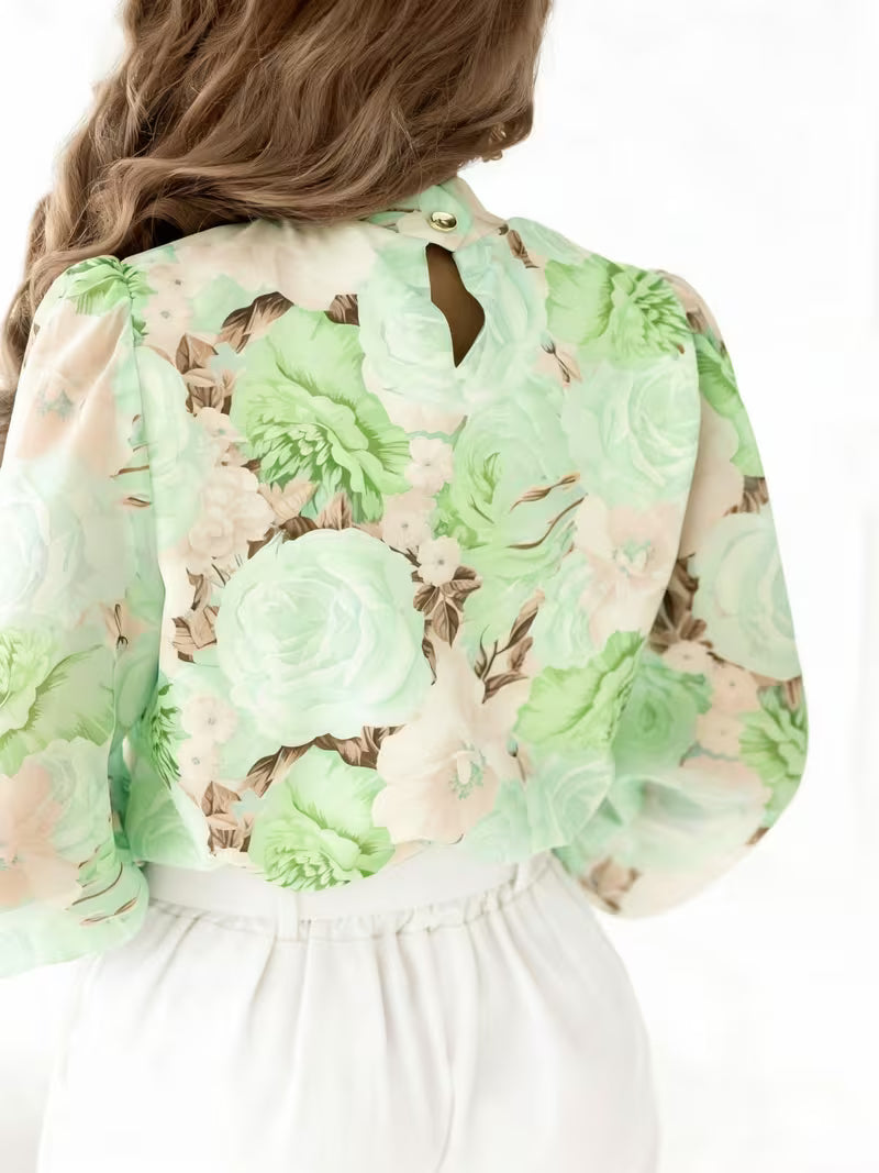 Women's Sophisticated Floral Outfit Set