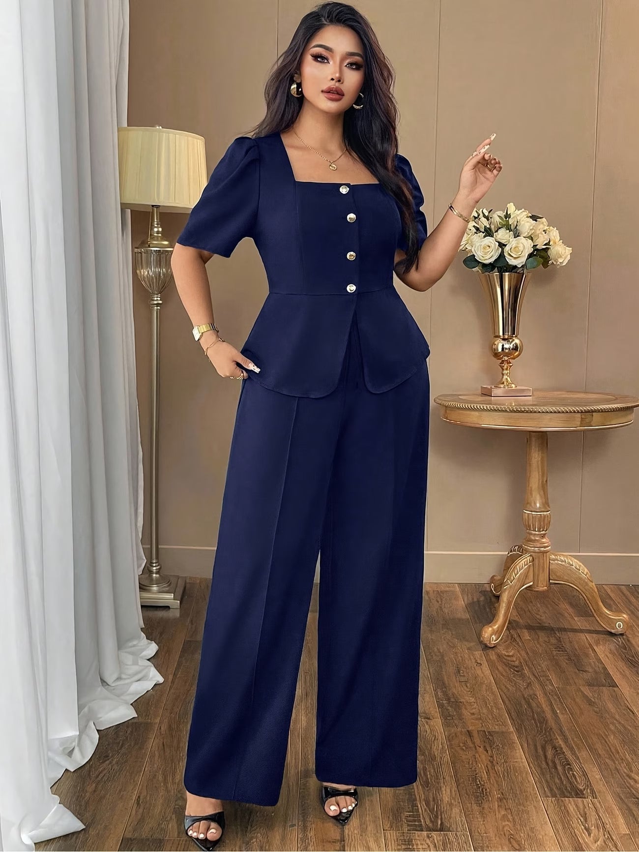 DAYSPlus Elegant Curve Workwear Co-Ord Set