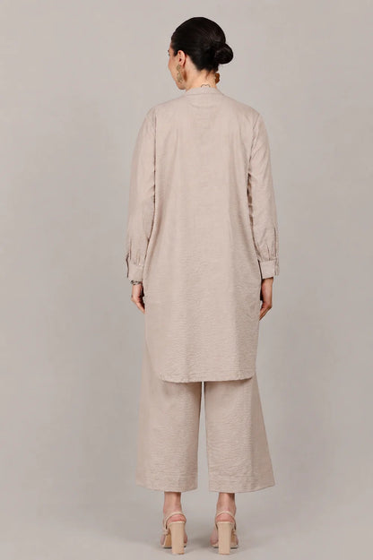 Elegant Seersucker Cotton Co-Ord Set