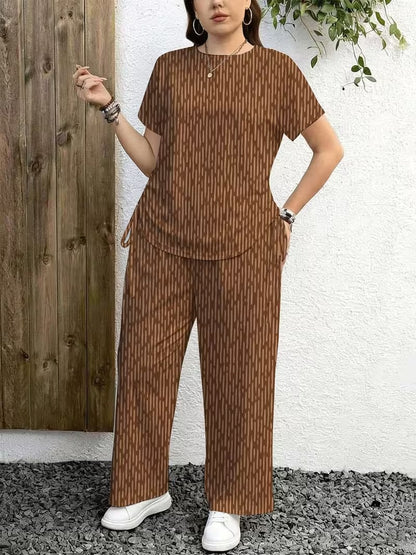 Elegant Wide-Leg Co-Ord Set
