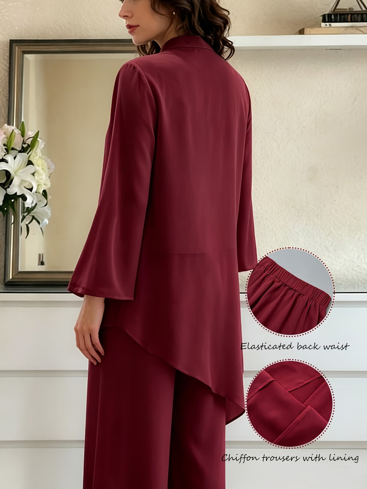 Women’s Asymmetrical Kurta Pant Set