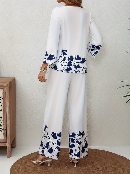 Women's Printed Relaxed Fit Outfit Set