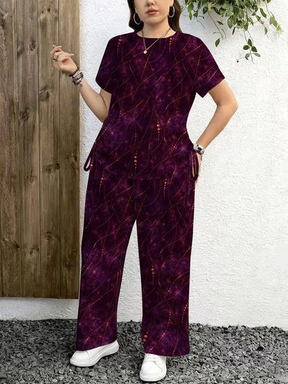 Elegant Wide-Leg Co-Ord Set