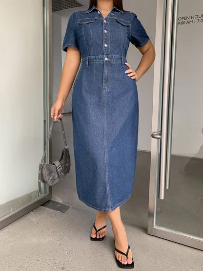 New Arrivals Long Denim Dress