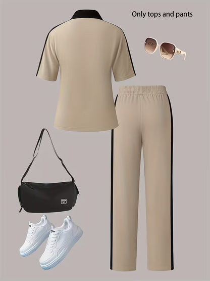 Women's Premium Contrast Outfit Set