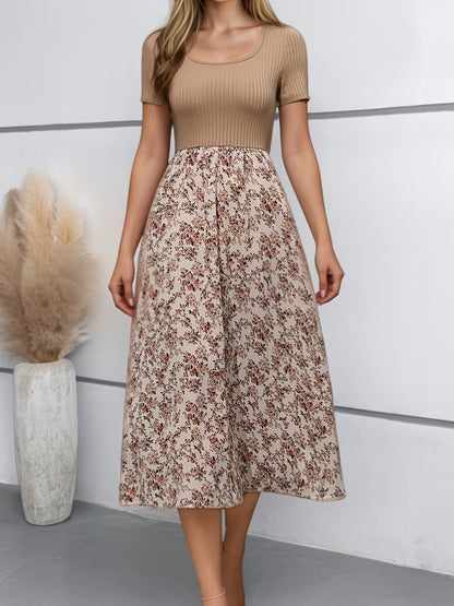 Women's Premium Printed Crop Top & Maxi Skirt Set