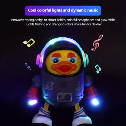 Robot Panda & Electric Space Duck Toy – Light & Music Fun for Kids 2+