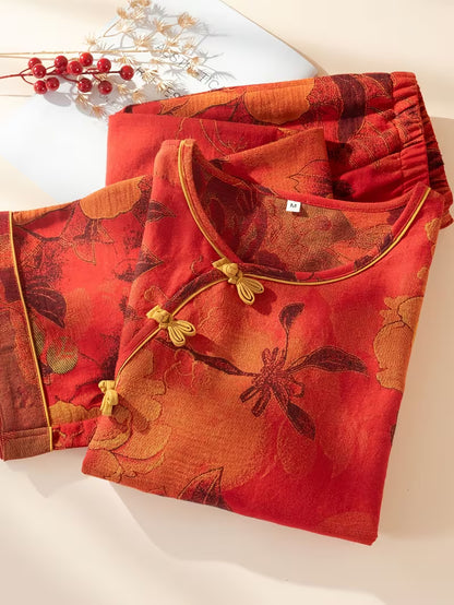 Women’s Floral Printed Casual Set