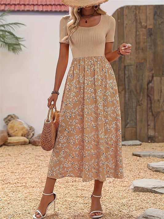 Women's Premium Printed Crop Top & Maxi Skirt Set