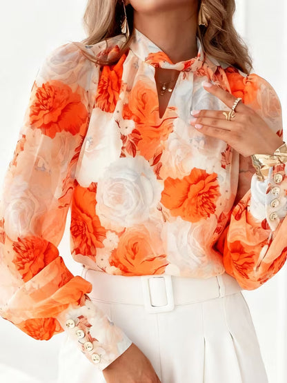 Women's Sophisticated Floral Outfit Set