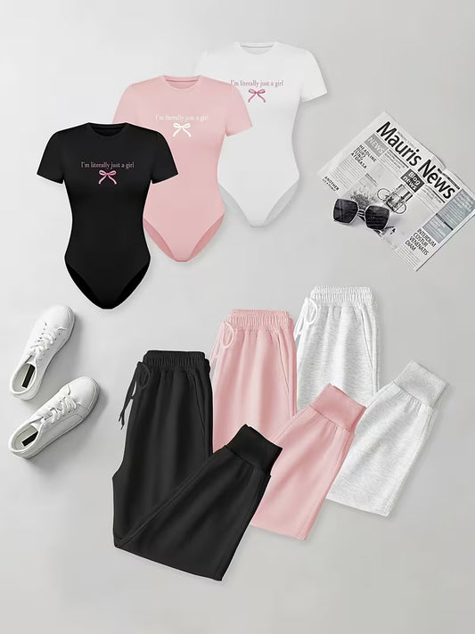 Women's Premium 3-Piece Casual Lounge Set (Pack of 3)