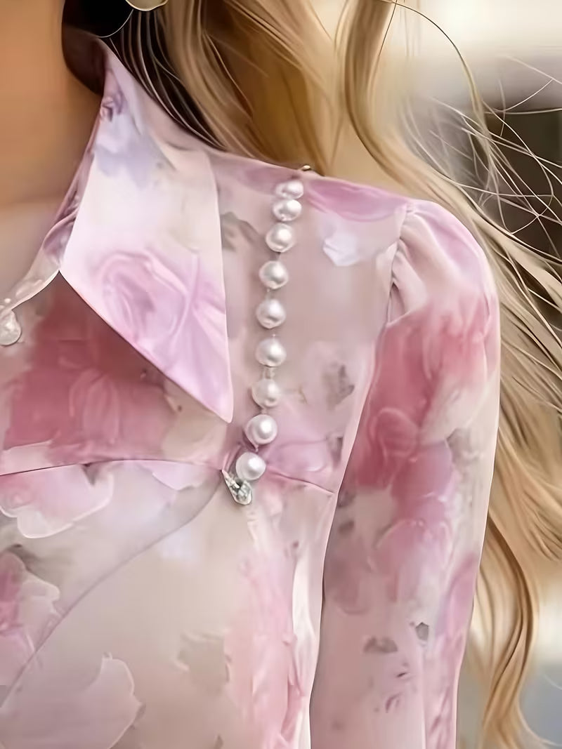 Women's Sophisticated Floral Outfit Set