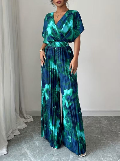Scarlet Grace Pleated Jumpsuit
