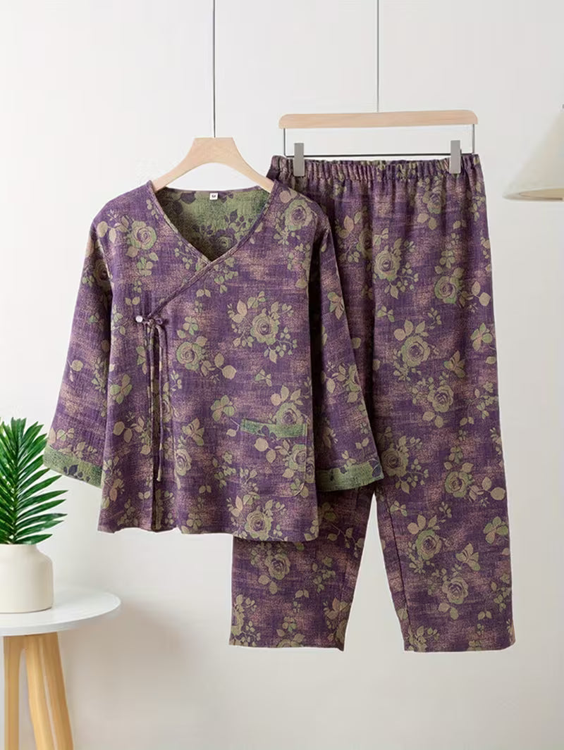 Women’s Floral Printed Casual Set