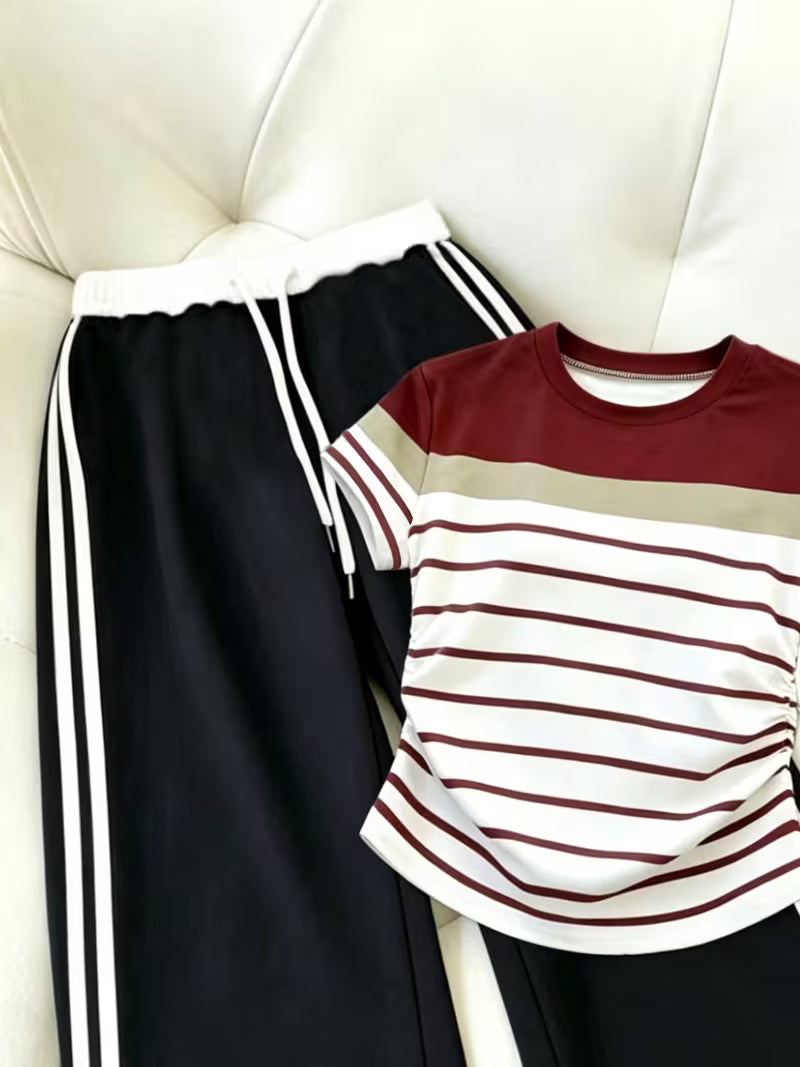Women's Premium Contrast Outfit Set