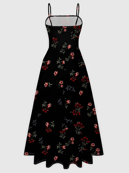 Red Rose Garden Dress Set