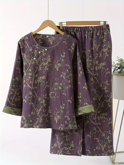 Women’s Floral Printed Casual Set