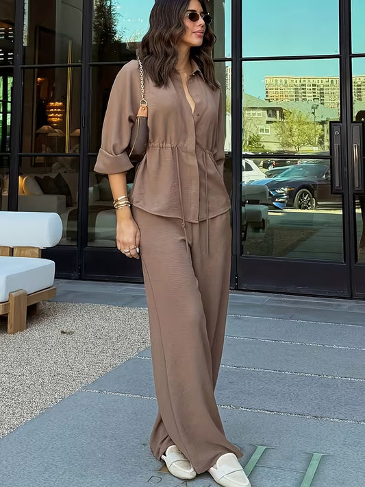 GraceFlow Women's Two-Piece Co-ord Set