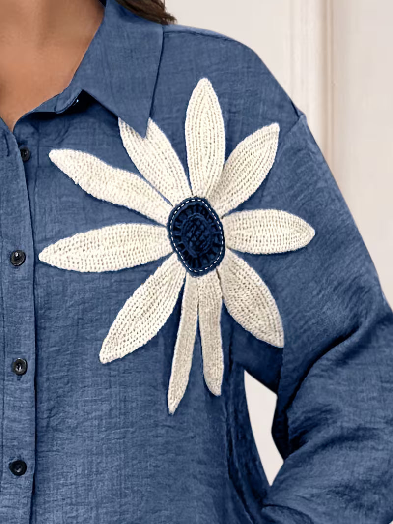 Women's Premium Embroidered Denim Co-Ord Set
