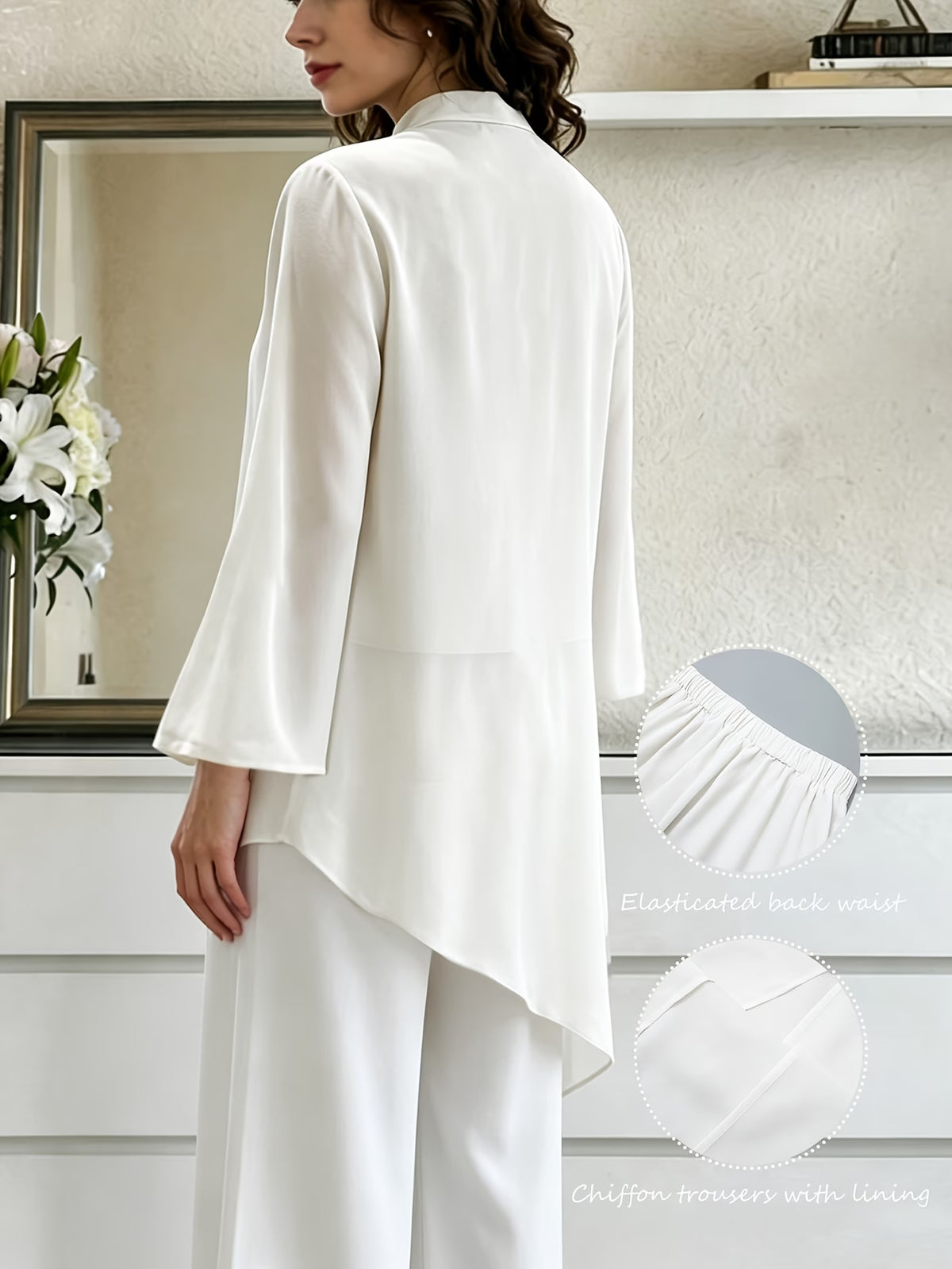 Women’s Asymmetrical Kurta Pant Set
