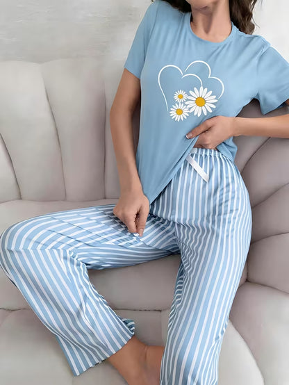 Pack of 3 Women’s Casual T-Shirt & Pant Sets