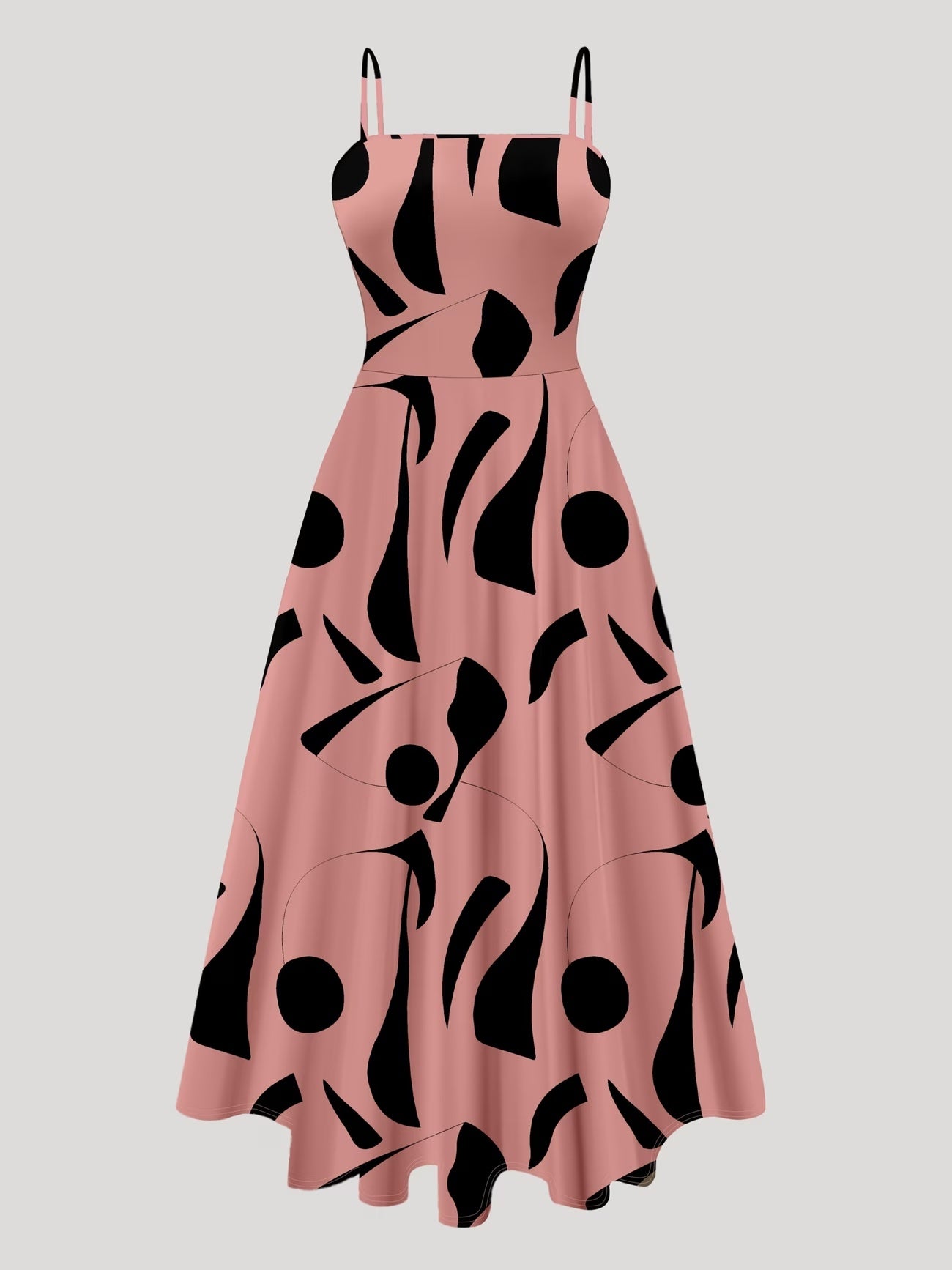 Women's Abstract Print 2-Piece Maxi Dress Set | Elegant Jacket Co-Ord