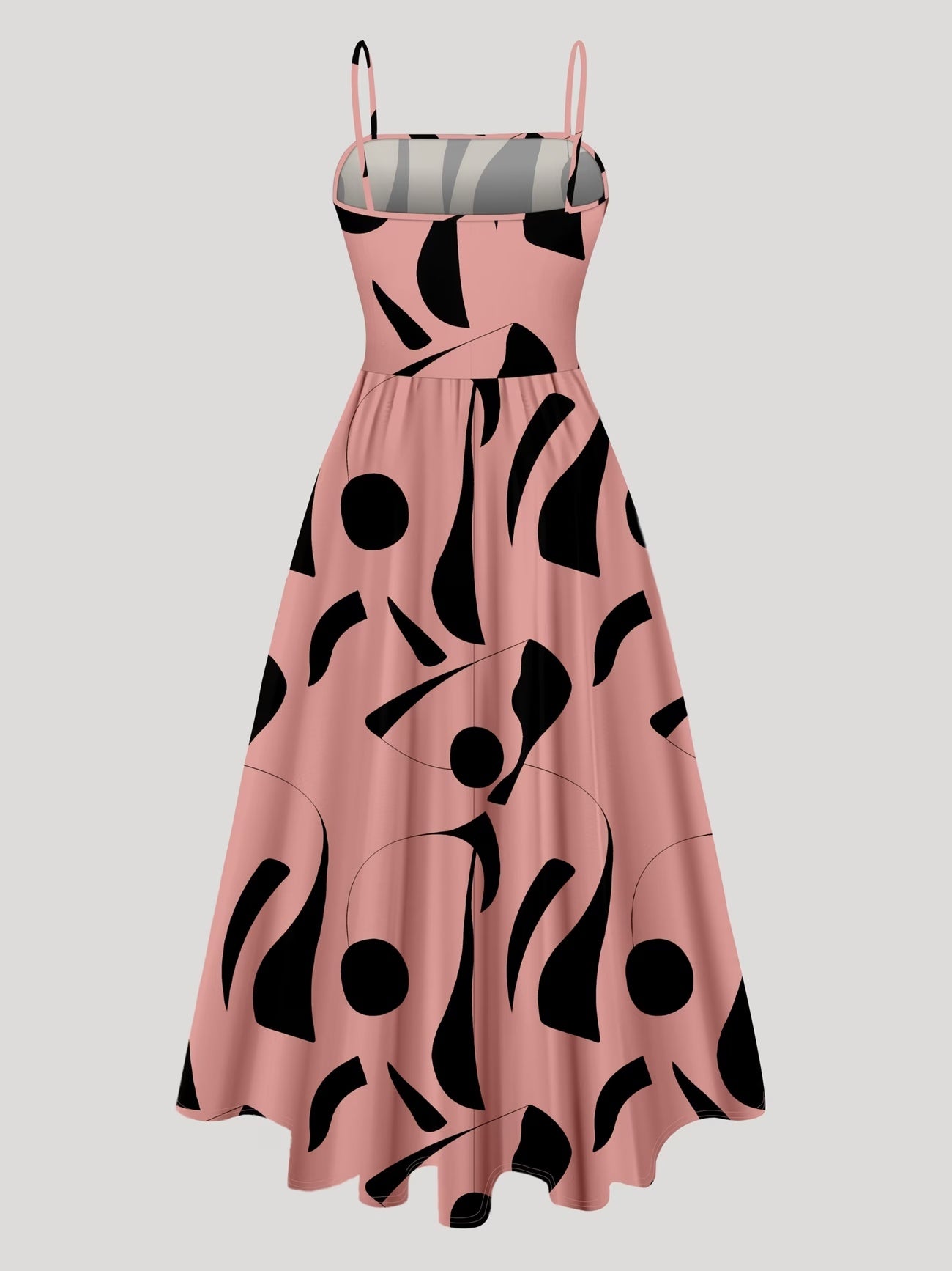 Women's Abstract Print 2-Piece Maxi Dress Set | Elegant Jacket Co-Ord