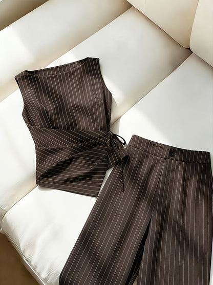 Luxe Pinstripe Co-Ord Set🖤