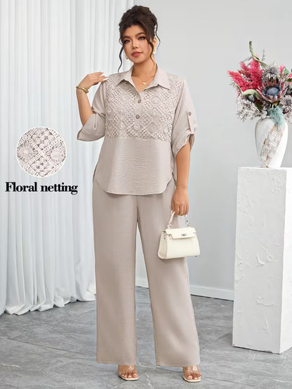 Women's Printed Relaxed Fit Outfit Set