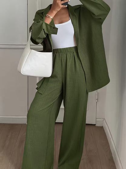 Women’s Stylish 3-Piece Shirt Pant Set