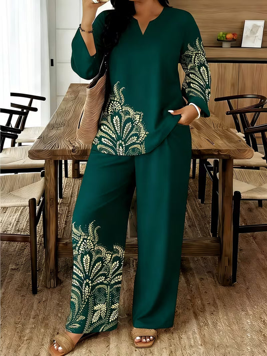Women’s Elegant Embroidered Kurta Pant Set