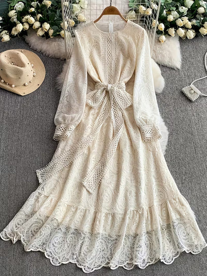 Women's Premium Lace Maxi Dress