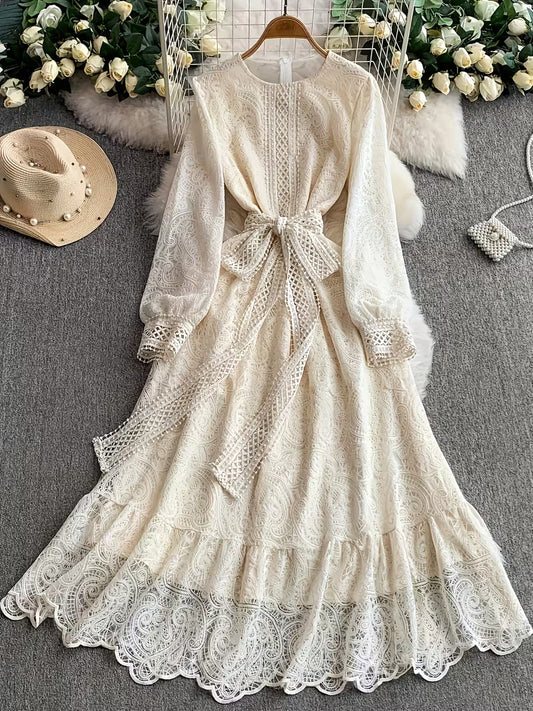 Women's Premium Lace Maxi Dress