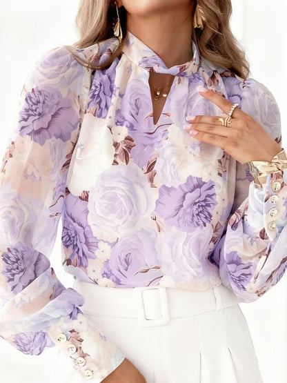 Women's Sophisticated Floral Outfit Set