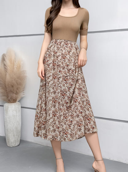 Women's Premium Printed Crop Top & Maxi Skirt Set