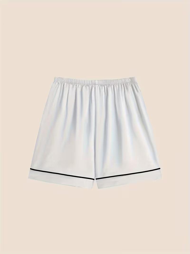 Women's Luxe Satin 3-Piece Sleepwear Set