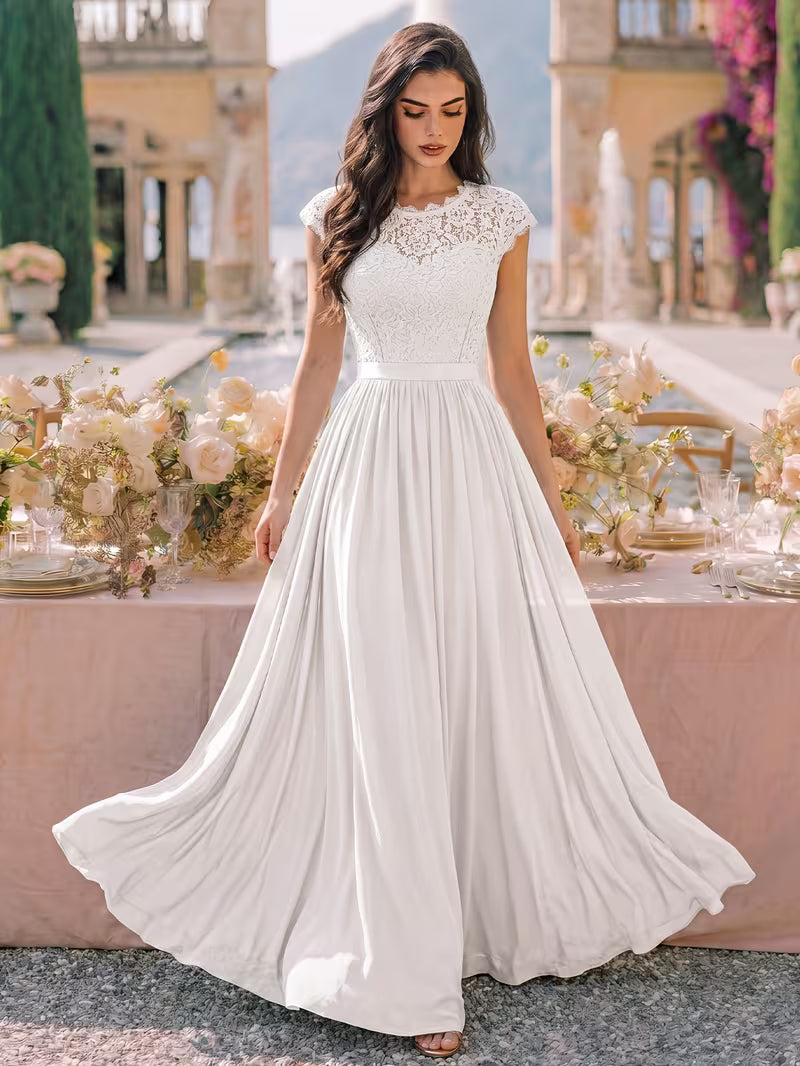 Women's Wedding Event Sequined Evening Gown