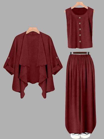 Women's Premium Relaxed Fit 3-Piece Set
