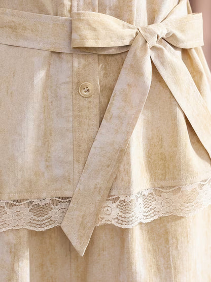 Women's Soft Linen Style Pant Set