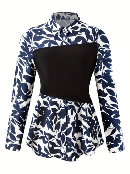 Women's Elegant Long Sleeve Top & Pants Set